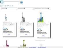 Tablet Screenshot of mein-zahnshop.de